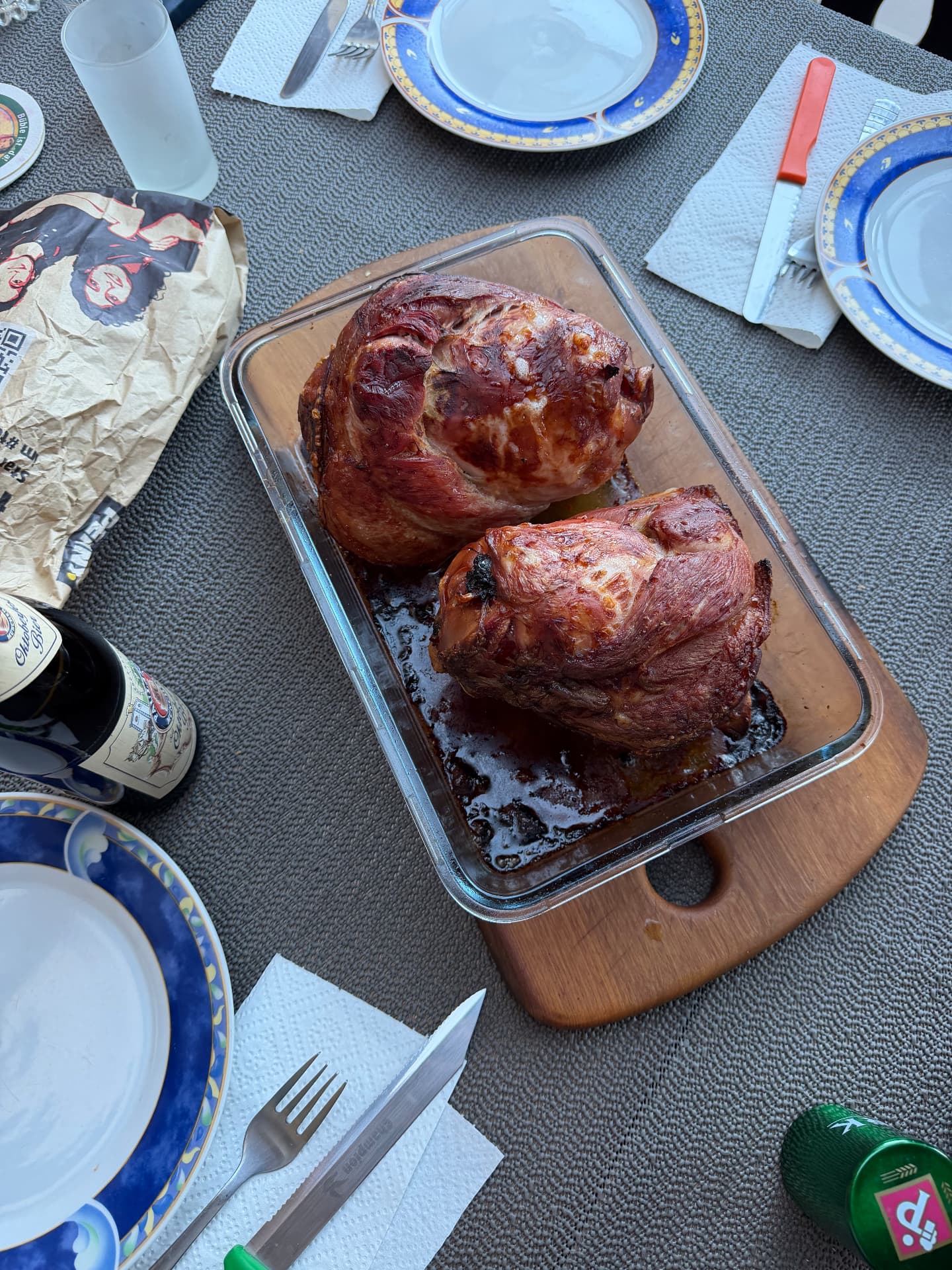 Schweinshaxe-Style Pork Shoulder